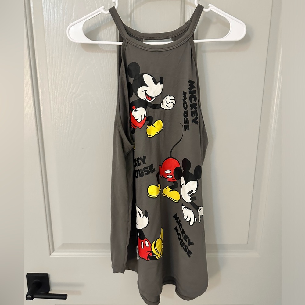 Mickey Mouse Grey Racerback Tank